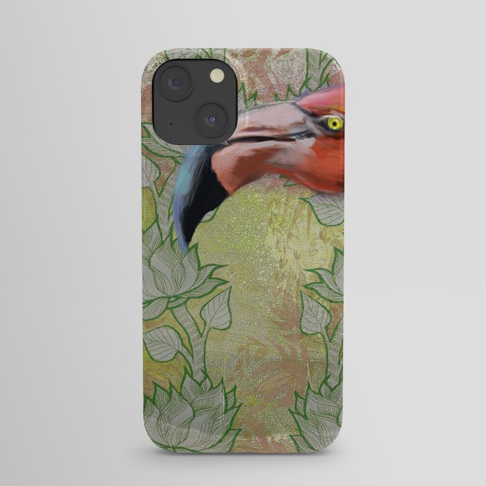 Red big bird iPhone Case