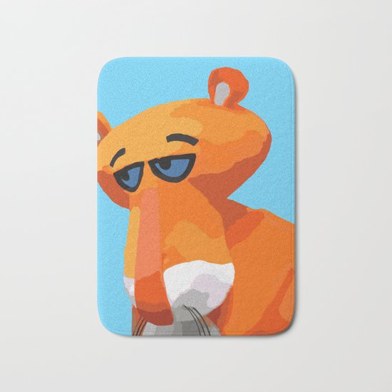Happy Panther Bath Mat