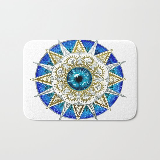 Eye Mandala Bath Mat