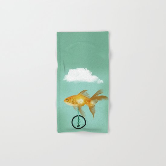 unicyle goldfish III Hand & Bath Towel