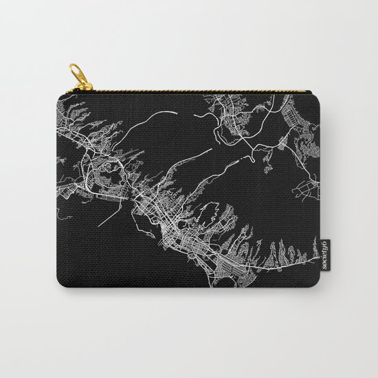 Honolulu map Carry-All Pouch