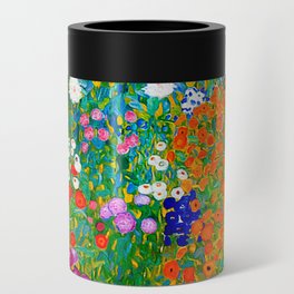 Gustav Klimt - Flower Garden Can Cooler