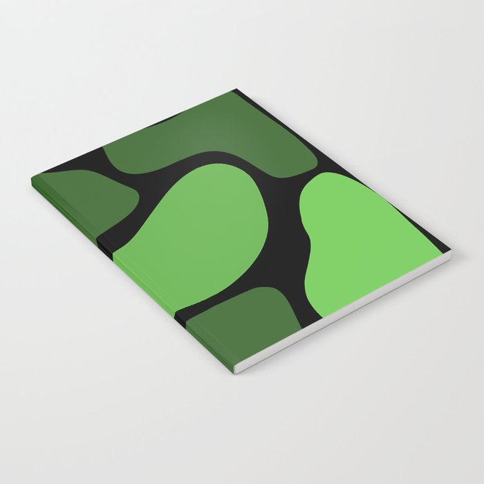 Elegant Abstract Vintage Green Collection Notebook