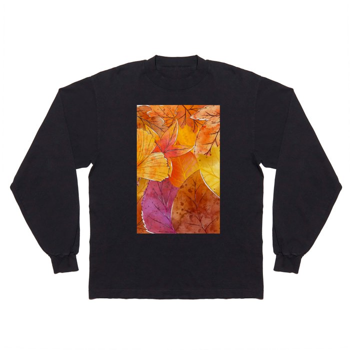 A Beautiful Fall Leaf Collection Long Sleeve T Shirt