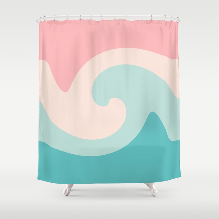 Abstract colors 4 Shower Curtain
