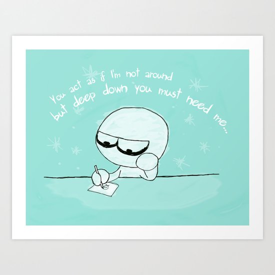 Waiting... Art Print