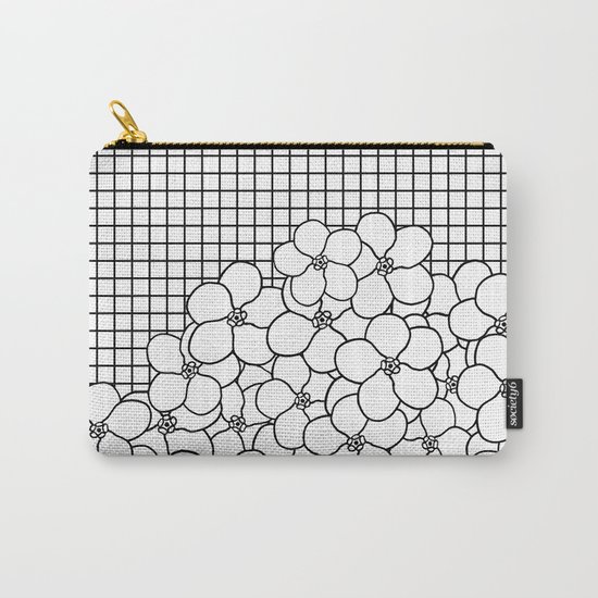 Forget Me Knot Grid Carry-All Pouch