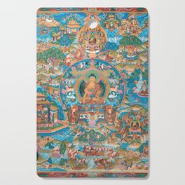 Medicine Buddha Thangka Cutting Board