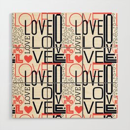 Love and Love Wood Wall Art