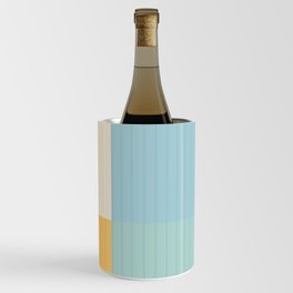 Color Block Line Abstract III Wine Chiller