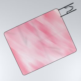 Abstract Rose Pink Valentine Picnic Blanket