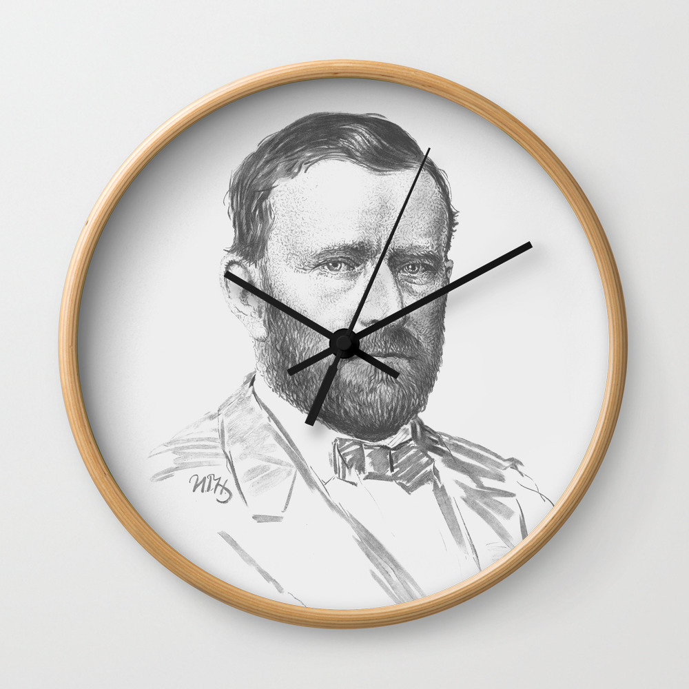 General Ulysses S Grant Wall Clock By Warishellstore Society6