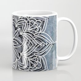 Slate Blue Mandala Coffee Mug