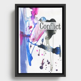 The Conflict Framed Canvas