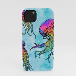 Psychedelic Jellyfish iPhone Case