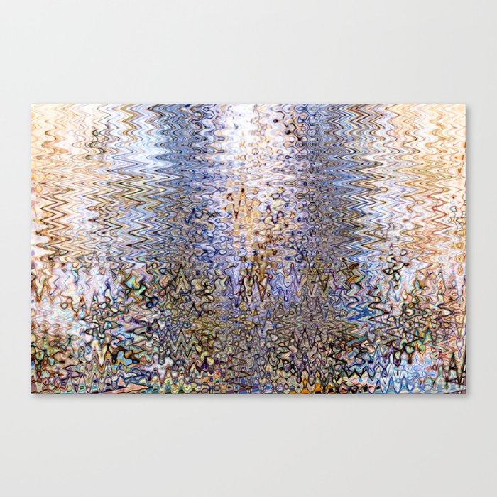 Kaleidoscopic Diffraction Abstract Canvas Print