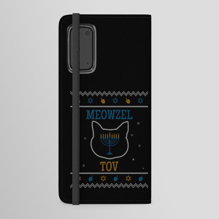 Hanukcat Cat Meowzel Menorah Happy Hanukkah Android Wallet Case