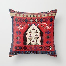 Aydinli Southwest Anatolian Niche Kilim Print Throw Pillow