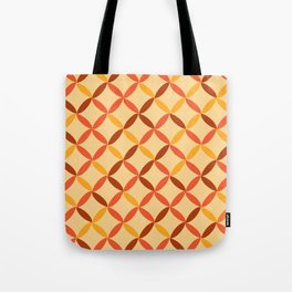 Retro mid century colorful flower of life 4 Tote Bag