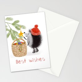 Christmas Hedgehog Stationery Cards