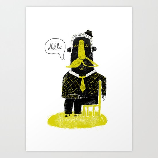 Hello Art Print