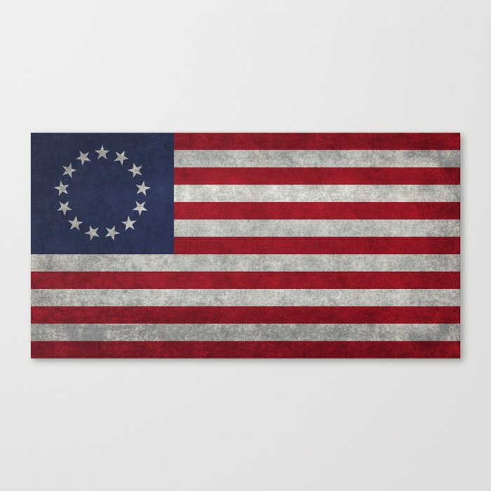 Betsy Ross Flag Canvas Print