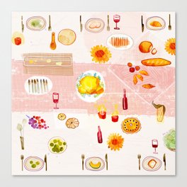 Holliday Dinner Canvas Print