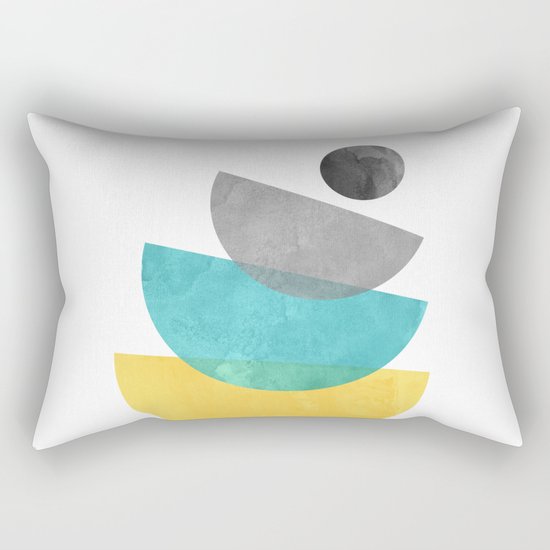 Mid Century Scandinavian Rectangular Pillow