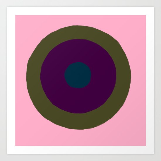 Dartboard Art Print