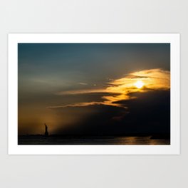 Lady Liberty Art Print | Digital, Photo, Hi Speed, Hdr, Color 