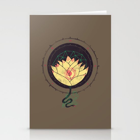 Lotus Stationery Cards