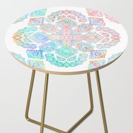 Boho Intense on White - customer request : )  Side Table