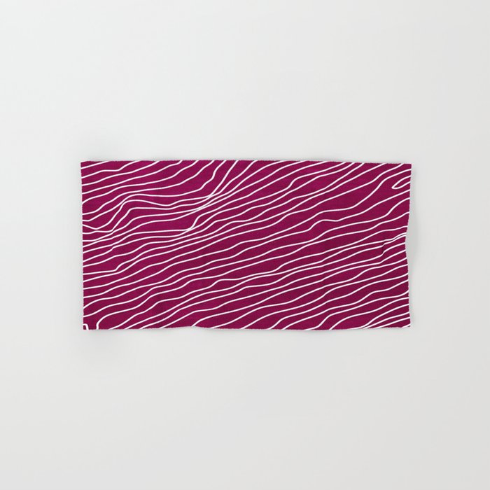 Strokes 06: Bordeaux Wine Edition Hand & Bath Towel