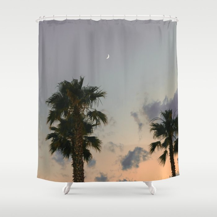 California Moon Nights | Nature and Landscape Photography Shower Curtain
