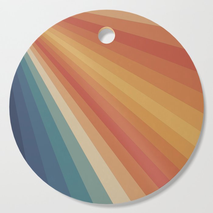 Retro 70s Sunrays Cutting Board