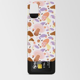Mushroom pattern - warm palette Android Card Case