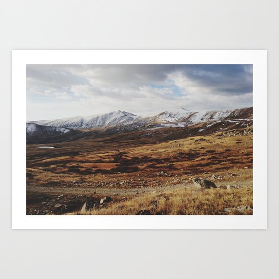 Mosquito Pass Rocky Mountains Art Print
