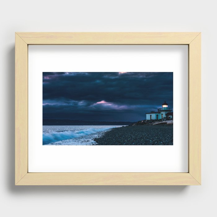 Lighting the Way Recessed Framed Print
