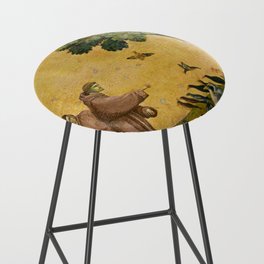 Saint Francis of Assisi Preaching to the Birds by Giotto Bar Stool