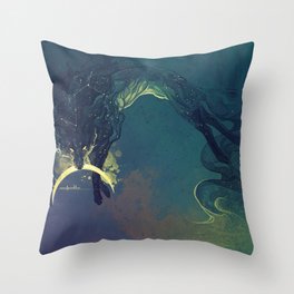 The Fox who talked the Moon and the Stars Throw Pillow