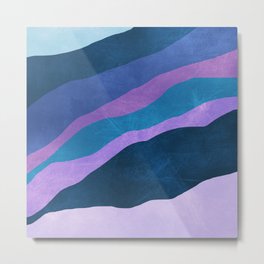 Stratum 7 Violet Breeze Metal Print | Digital, Vector, Graphic Design, Curated, Abstract, Graphicdesign 