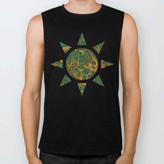 Golden Marble 04 Biker Tank