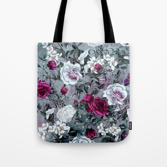 Botanical Flowers Tote Bag