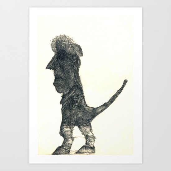 The outcast Art Print
