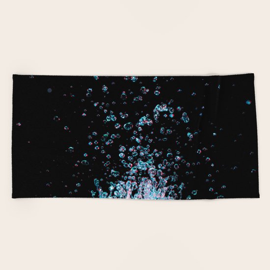 Droplets Beach Towel