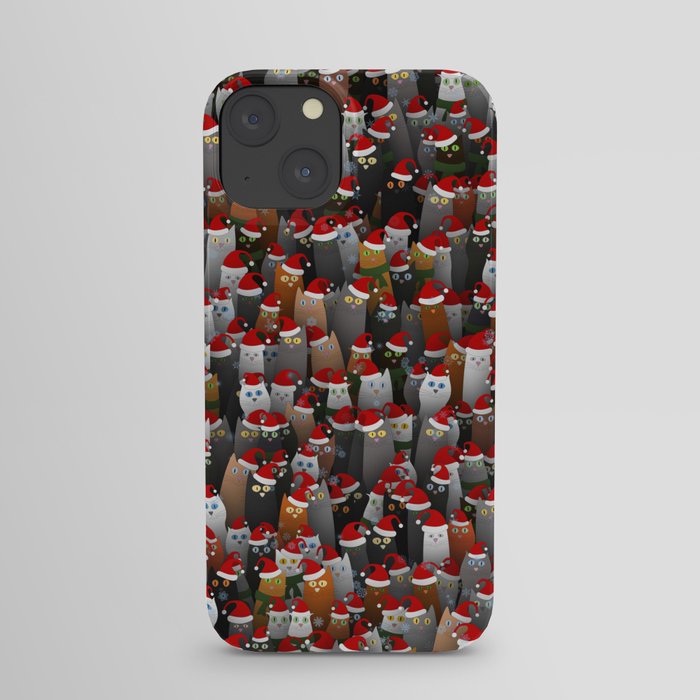 Christmas cats iPhone Case