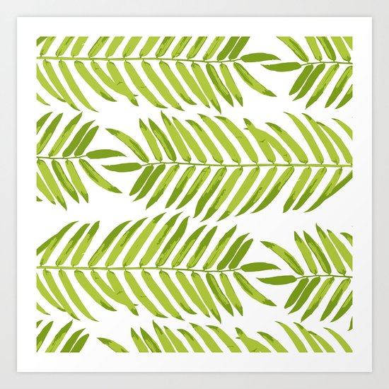 Leaves 2 Art Print