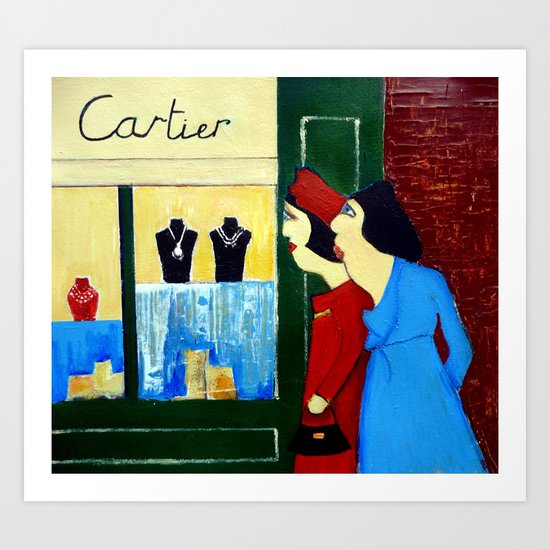 jewelry store Art Print