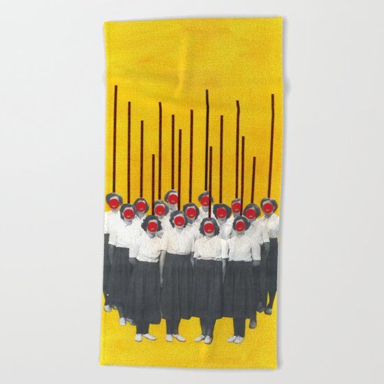 White shoes Beach Towel