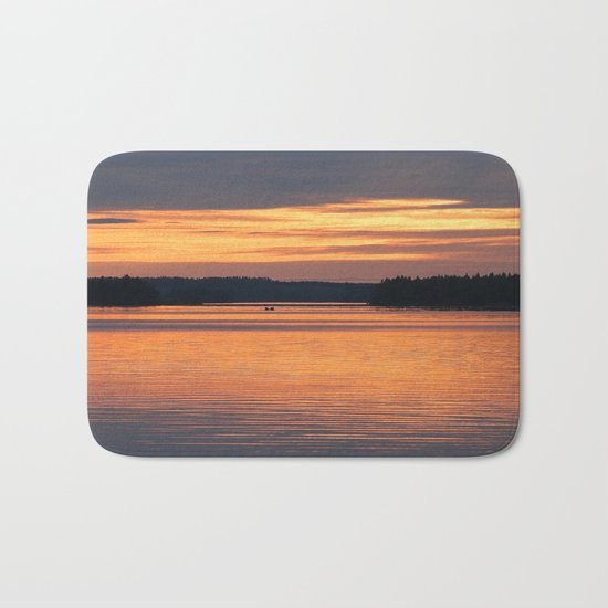 Sunset Reflection Bath Mat